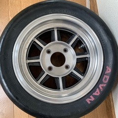 旧車ホイール一本