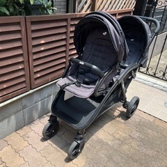 【中古】joie 二人乗りベビーカー