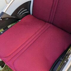 折りたたみ車椅子　赤