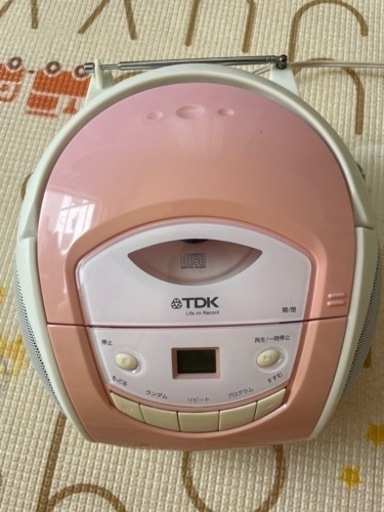 TDK CDラジオ ピンク