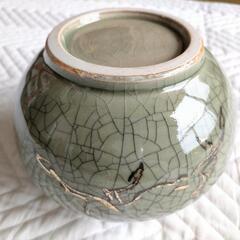 相馬焼 丸壺（新品）の画像