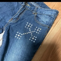 エムドゥ デニム ジーンズ  希少 ビジューの画像