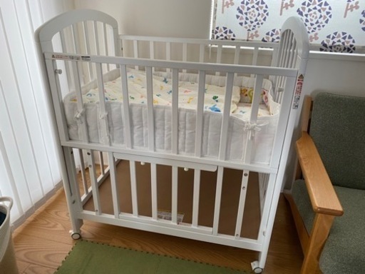 60x90 ミニサイズ ベビーベッド ベビー布団　ベッドバンパー