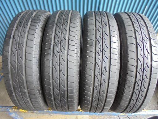 ブリヂストン　NEXTRY Ecopia　155/65R14　4本　9分溝　程度良好！②
