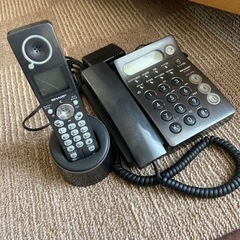 【譲渡先、決定！】【差し上げます】シャープ　電話器　子機付き　家...