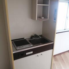 海と生活する　HOOP須磨浦　401 　1R　海が広がる屋上のフリースペースを味わってほしい！ 賃料2.7万　敷金礼金なし　JR須磨駅に西（明石方面）に立つイエローマンション − 兵庫県