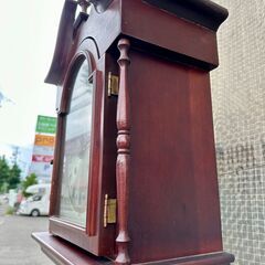 TEMPUS FUGIT Tempus Fugit 振り子時計 柱時計 ドイツ製 古時計 レトロ インテリアの画像