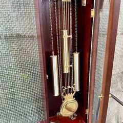 TEMPUS FUGIT Tempus Fugit 振り子時計 柱時計 ドイツ製 古時計 レトロ インテリアの画像