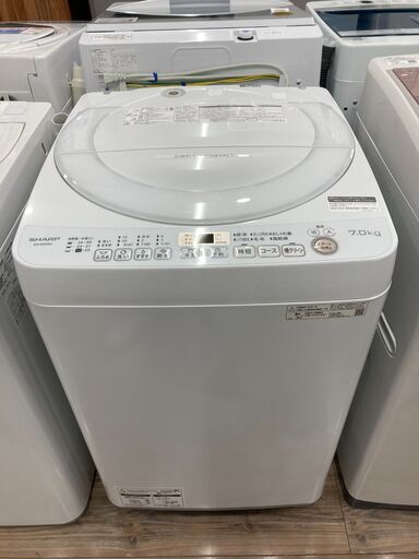 【保証付き】SHARP(シャープ)の全自動洗濯機が入荷しました！