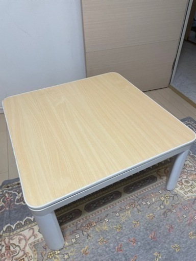 ニトリ　テーブルこたつ　コタツかけ布団付き