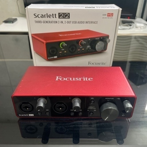 エフェクター、PA機器 Focusrite Scarlet 2i2 3rdGEN