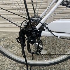 新品★未使用　ママチャリ　26インチ　シマノ製6段変速　ホワイトの画像