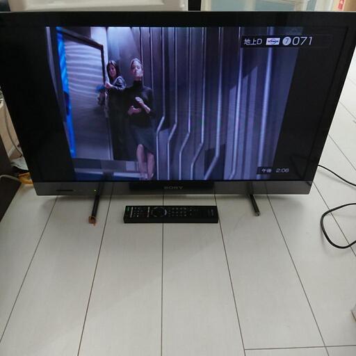 番組録画可32型液晶テレビSONYソニーBRAVIAブラビアKDL-32EX420難あり
