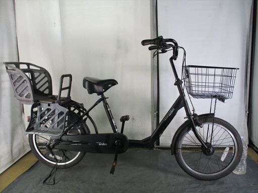 C874　限定特価　整備済み★三人乗り対応★ 中古自転車 【20インチ　黒 】