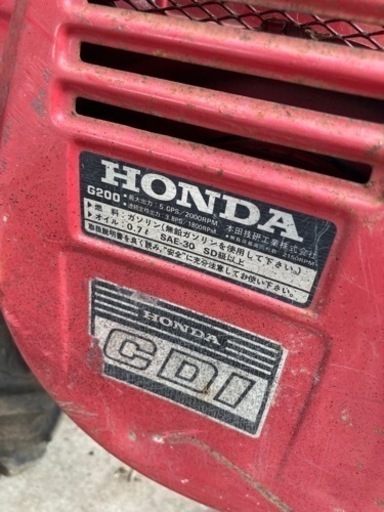 中古　耕運機　スズエ　ホンダ
