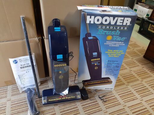 HOOBER フーバー コードレス掃除機 バキューム掃除機 S2211-100 説明書付き　/UJ-0556 北