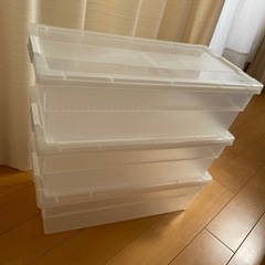 コミックケース　3個　ストッカー　アイリスオーヤマ製　漫画　収納