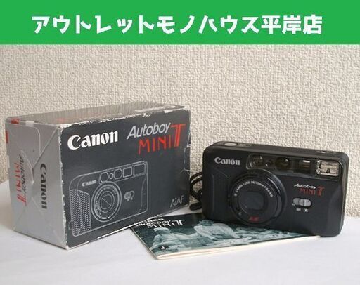 シャッター切れる キャノン オートボーイ ミニＴ コンパクトカメラ 取説/箱付 Autoboy MINI T Canon ☆ PayPay(ペイペイ)決済可能 ☆ 札幌市 豊平区 平岸