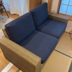 IKEA SOLLERON ソッレローン 2人掛けモジュールソファ 屋外用⑥