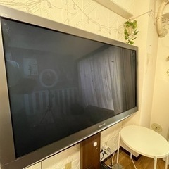 動作確認済み/Panasonic液晶テレビ50インチ/ パナソニック,テレビスタンド付きの画像