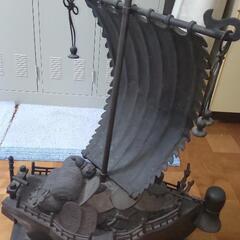 宝船大　ブロンズ　高岡銅器　アンティークの画像