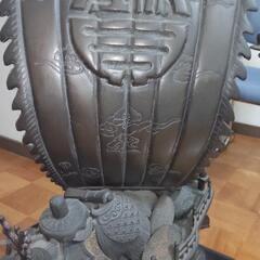 宝船大　ブロンズ　高岡銅器　アンティークの画像