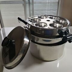 無水なべ、18/8ステンレスアムウェイ、一番大size