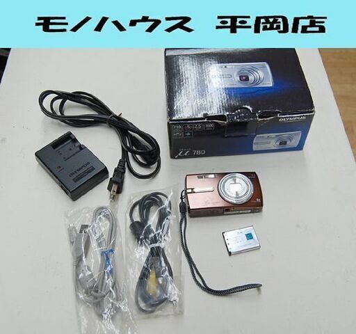 オリンパス デジタルカメラ μ780 710万画素 光学5倍 モカブラウン 動作確認済み デジカメ OLYMPUS   札幌市 清田区 平岡