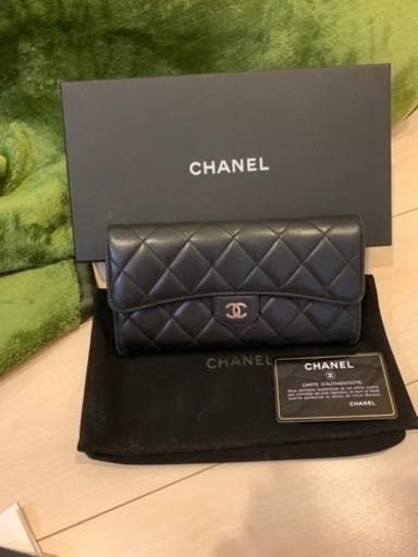 CHANEL マトラッセ　ラムスキン　長財布