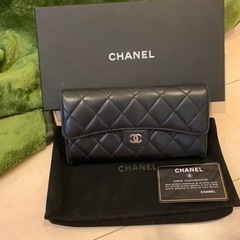 CHANEL マトラッセ　ラムスキン　長財布