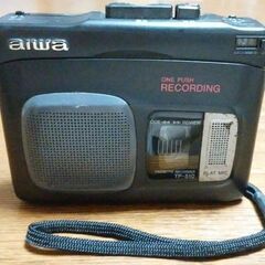【無事受け渡し完了】aiwa カセットレコーダー　ジャンク品の画像