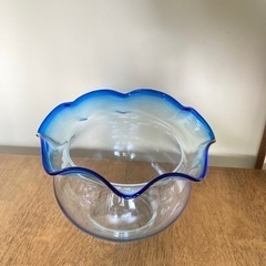 金魚鉢　ガラス　手吹