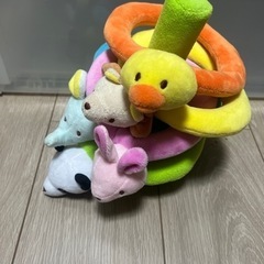 子供　輪投げ　ぬいぐるみ　動物輪投げ