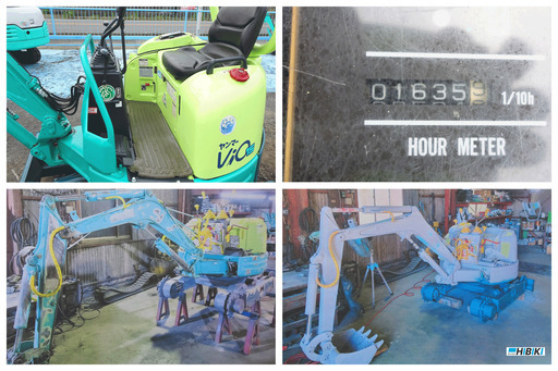 ヤンマー~YANMAR:VIO15-1:中古油圧ショベル◆1.5ｔ 倍速/ガチャック仕様（ミニユンボ）