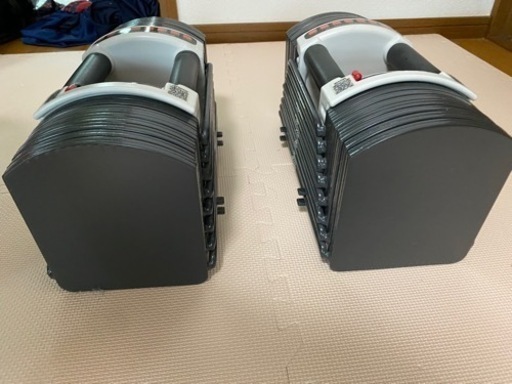 パワーブロック風ダンベル、ベンチ台