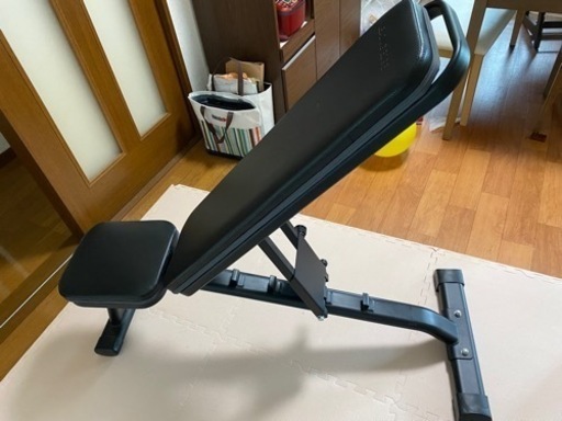 パワーブロック風ダンベル、ベンチ台