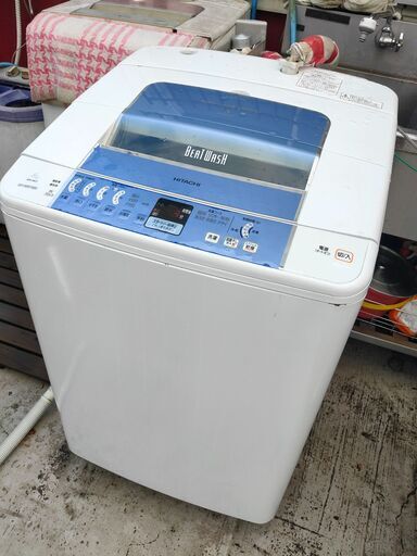 くまねず《姫路》シャワー浸透洗浄 日立8kg全自動洗濯機BW-8KV形 ☆【動作確認、簡易清掃済み】