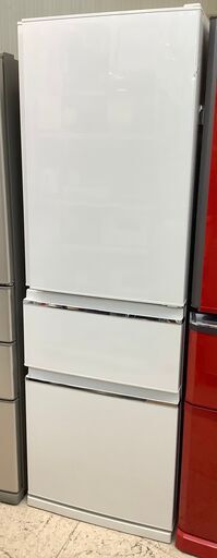 MITSUBISHI/三菱 3ドア冷蔵庫 365L 自動製氷機能付き MR-CX37D-W1 2019年製【ユーズドユーズ名古屋天白店】J2541