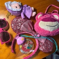 ディズニーのピンクグッズセット