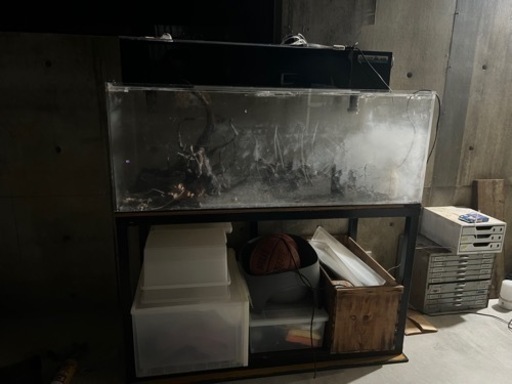 アクリル水槽　水槽台　上部濾過