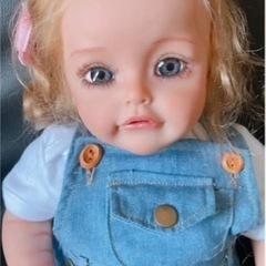 リボーンドール  青い目  ブロンドヘア  リアルベビー 55cmの画像