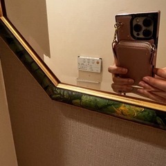 金縁　鏡の画像