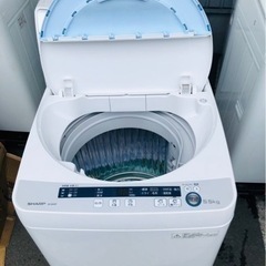 ✅SHARP 電気洗濯機✅ ✅ES-GE55P-A✅送料設置無料 福岡市内配送無料 シャープ SHARP ES-GE55P-A [全自動洗濯機（5.5kg）