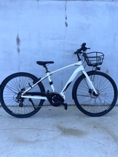 【新車同様】オフィスプレスe-L 700C 8段変速 電動自転車 クロスバイク メーカー保証付