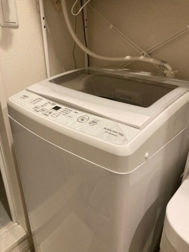 受付終了【洗濯機】AQUA 7.0kg AQW-BK70G(FW)