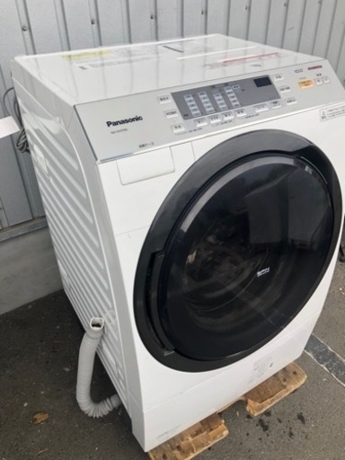 福岡市内配送無料　パナソニック 10.0kg ドラム式洗濯乾燥機【左開き】クリスタルホワイトPanasonic 泡洗浄 NA-VX3700L-W