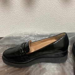 23.5cm厚底ローファーREGALアウトレットの画像