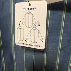 値下げ　新品WEGOストライプ 2wayシャツブラウス の画像