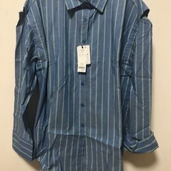 値下げ　新品WEGOストライプ 2wayシャツブラウス 
