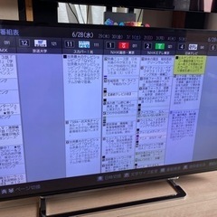 49V型 4Kレグザ TOSHIBA 49J10X